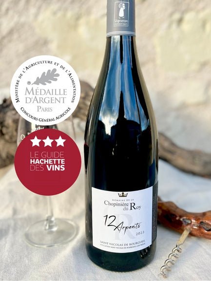 Cuvée 12 Arpents 2023 - Vin Saint Nicolas de Bourgueil - Carton 6 Bouteilles