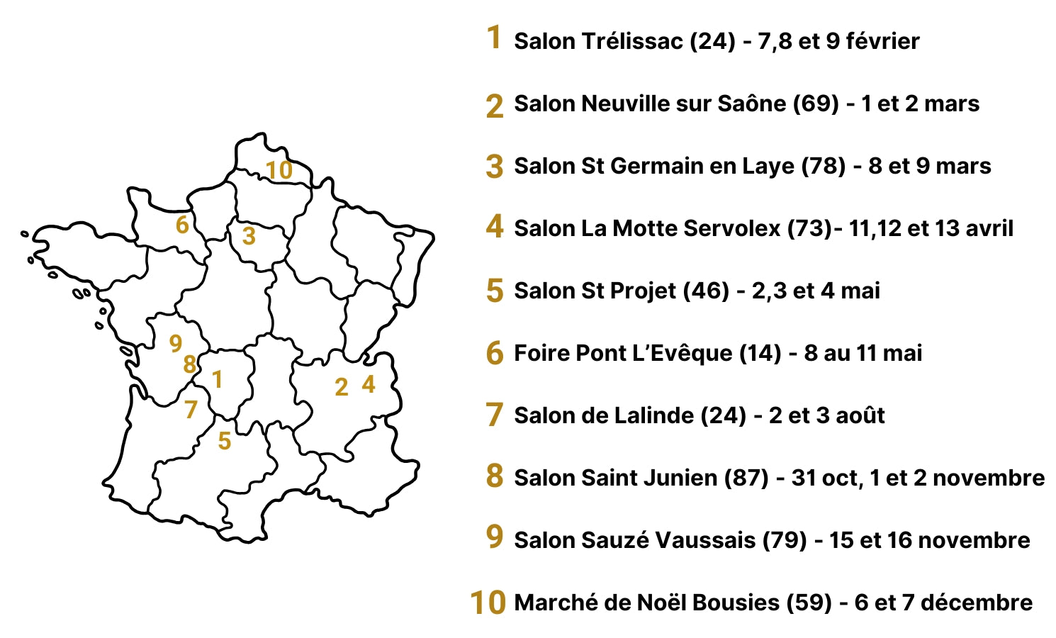 Vin Saint Nicolas de Bourgueil disponible partout en France avec la Carte des salons et des foires aux vins du domaine de la Chopinière du Roy