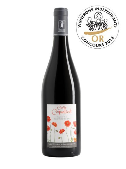 Cuvée Coquelicot 2022 - Vin Saint Nicolas de Bourgueil - Carton 6 Bouteilles