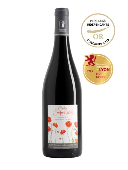 Cuvée Coquelicot 2023 - Vin Saint Nicolas de Bourgueil - Carton 6 Bouteilles